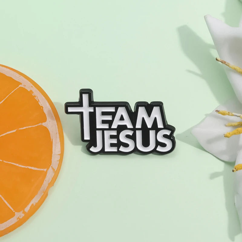 Team Jesus Enamel Pin