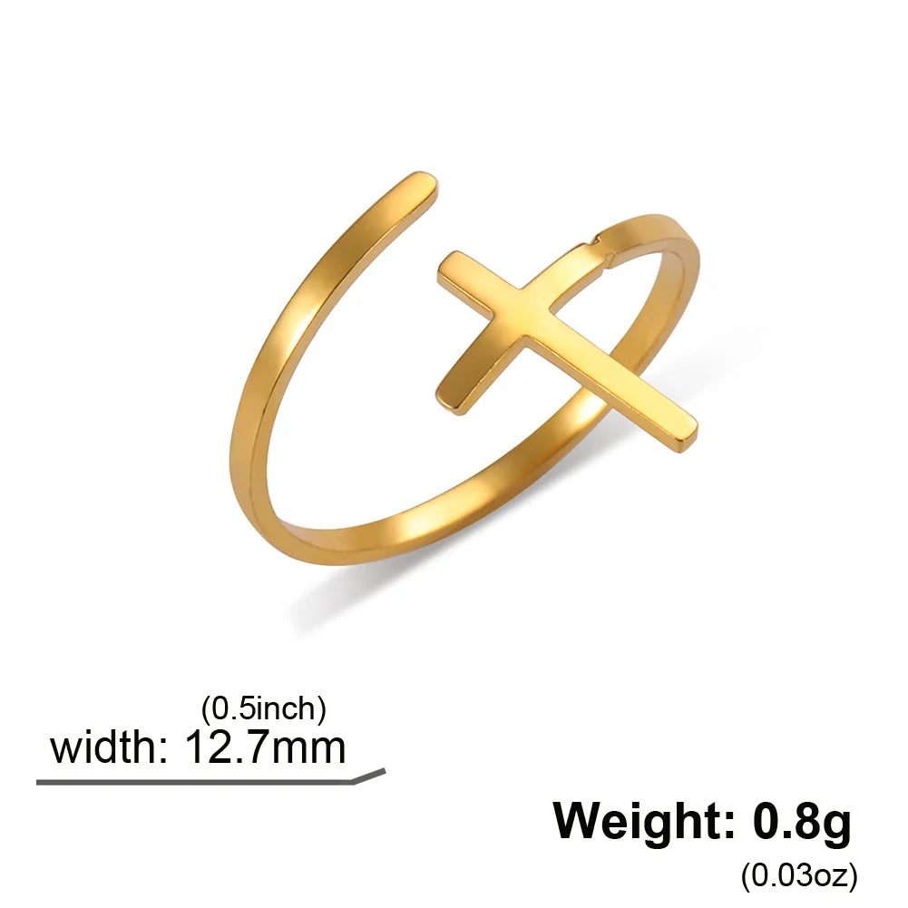 Christian Cross Ring