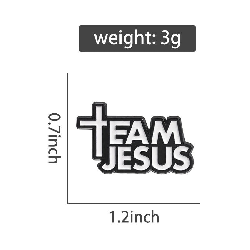 Team Jesus Enamel Pin