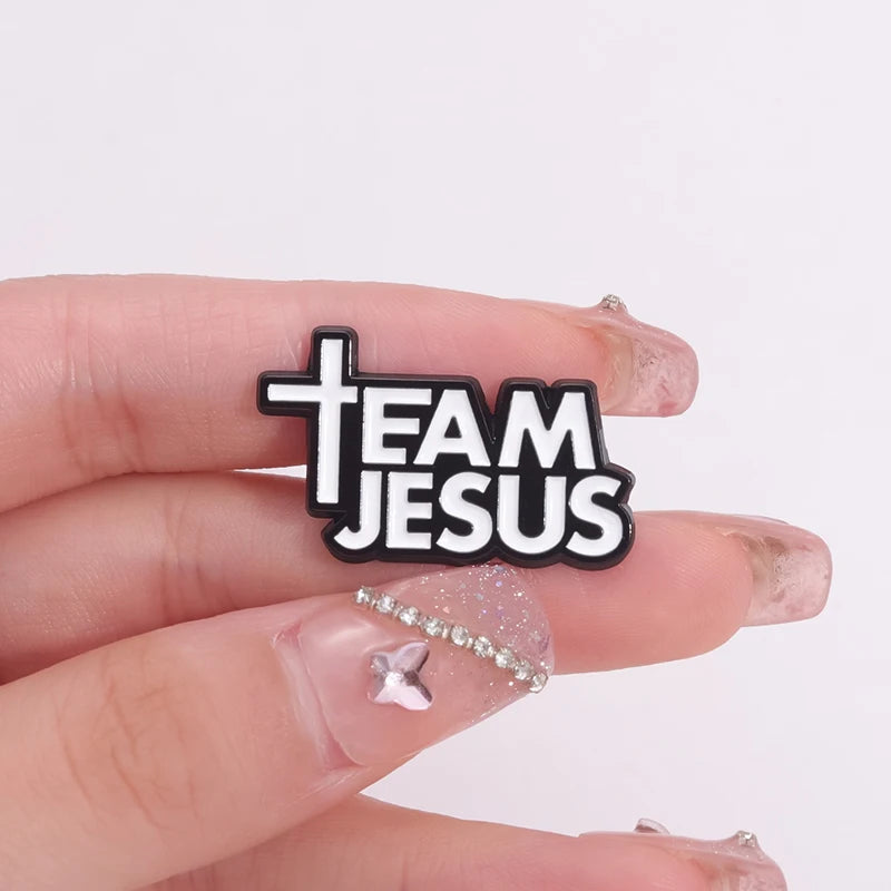 Team Jesus Enamel Pin