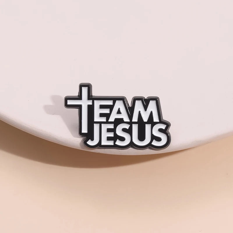 Team Jesus Enamel Pin