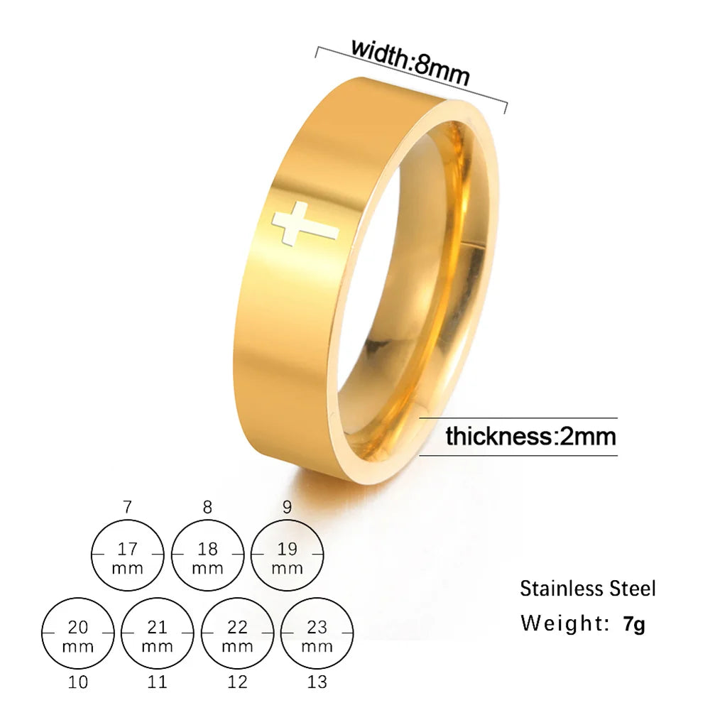 Hip Hop Cross Couple Ring