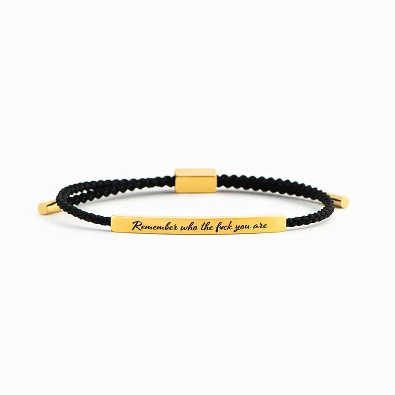 “Remember Who The Luck You Are” Bracelet