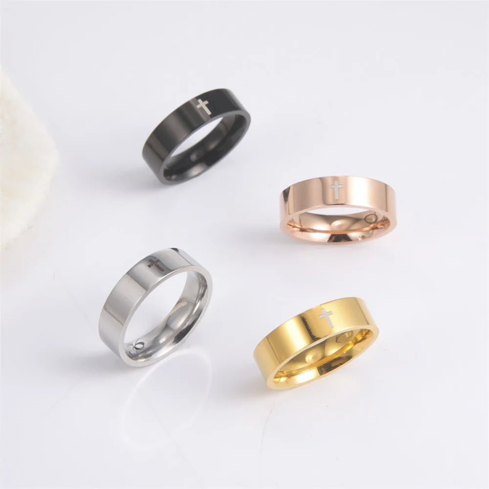 Hip Hop Cross Couple Ring