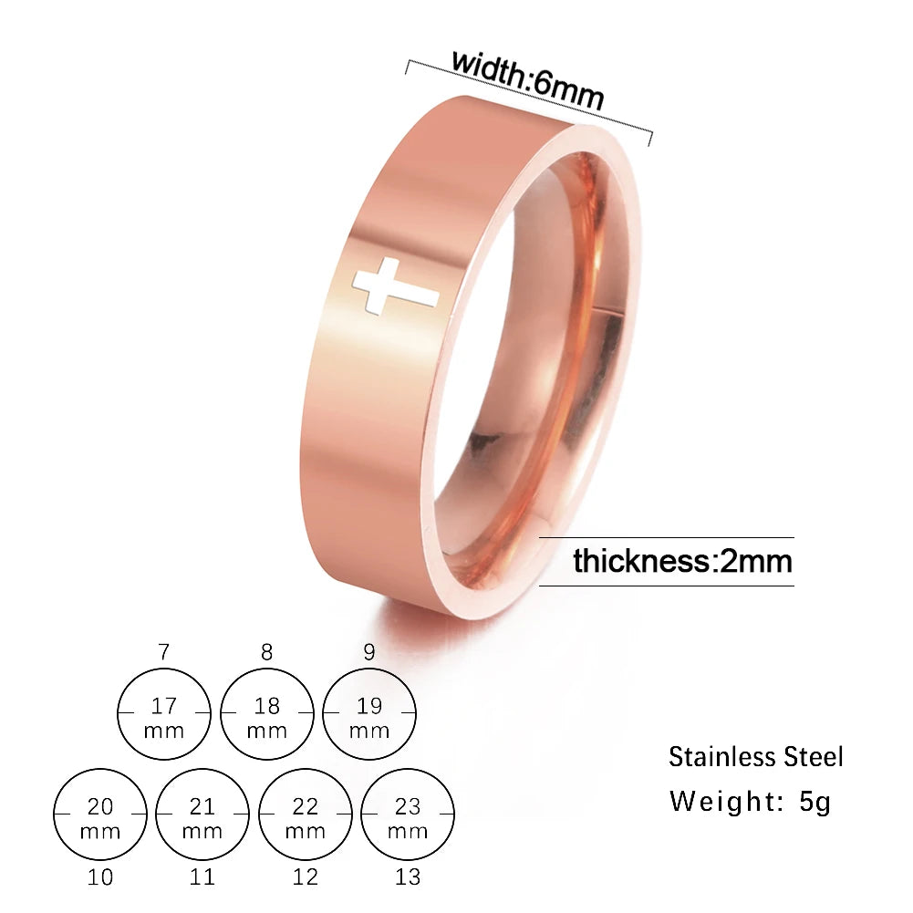 Hip Hop Cross Couple Ring