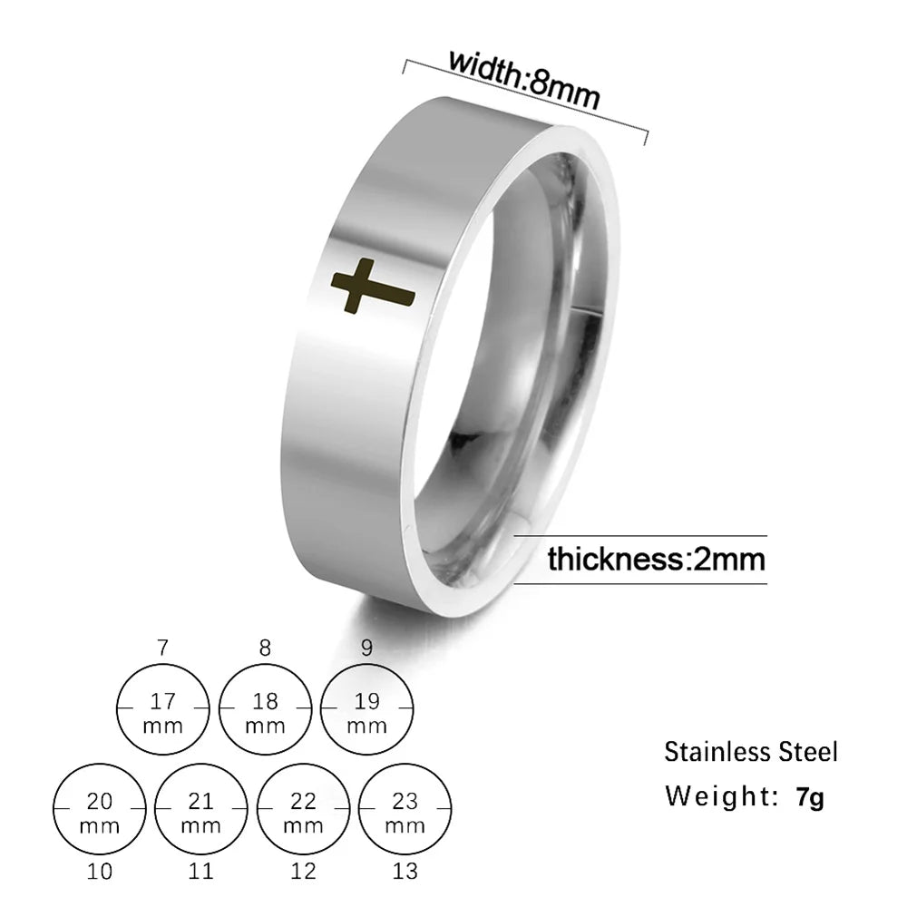 Hip Hop Cross Couple Ring