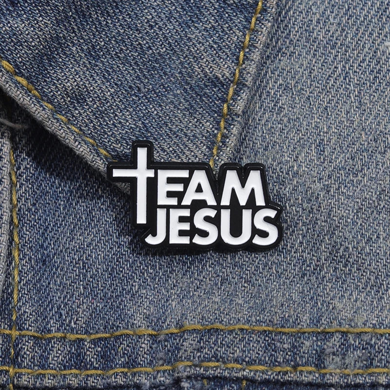 Team Jesus Enamel Pin