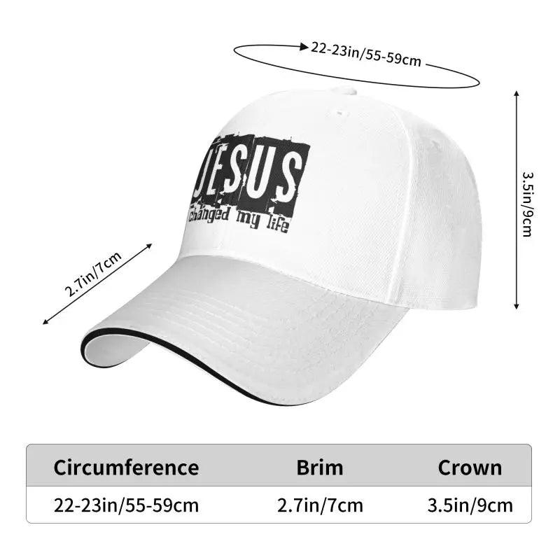 Jesus Changed My Life Hat