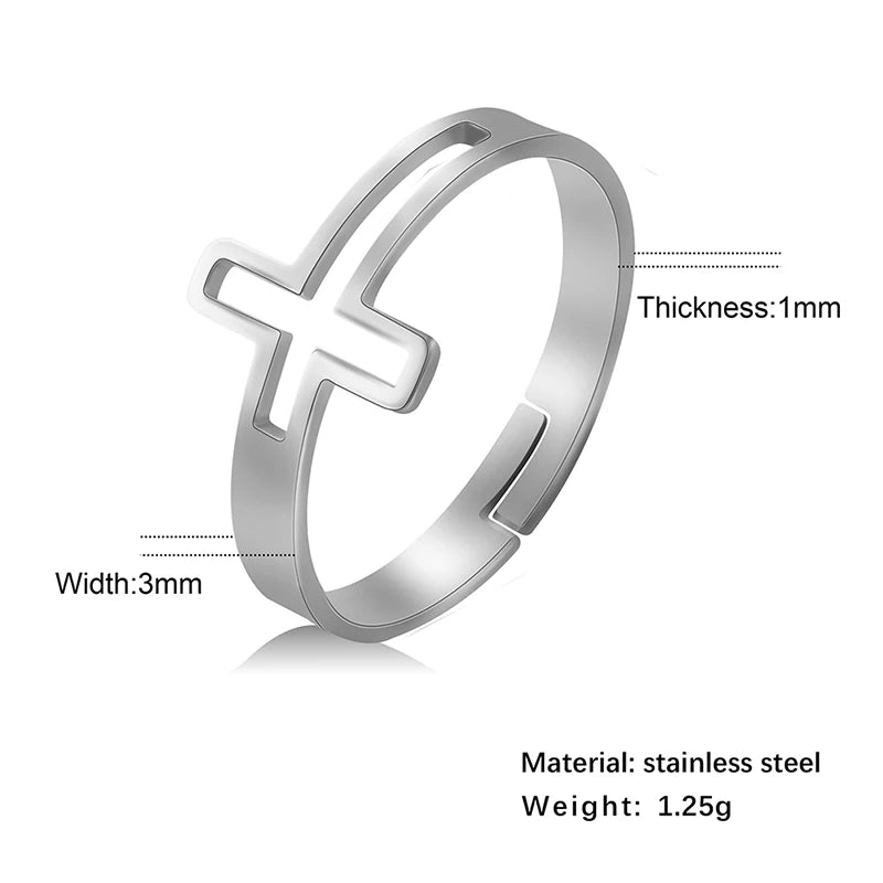 Christian Cross Ring
