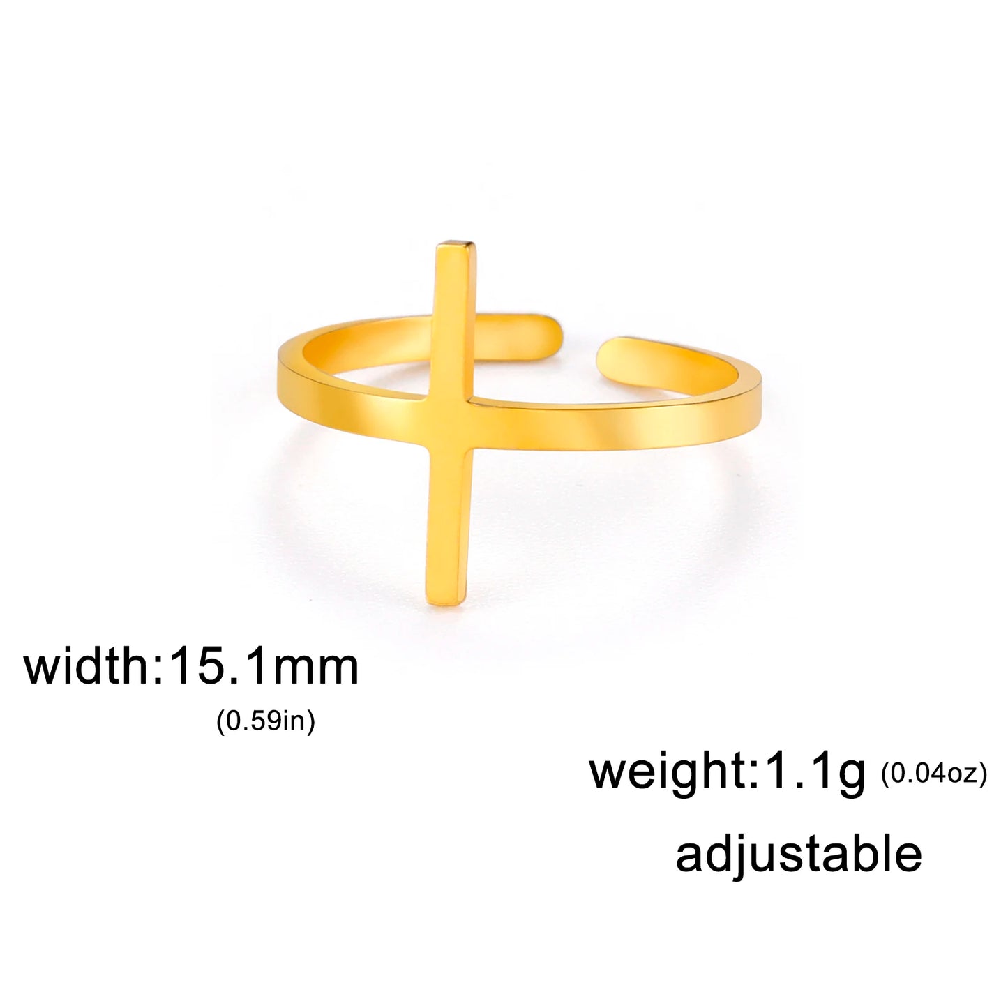 Christian Cross Ring