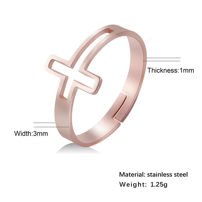 Christian Cross Ring