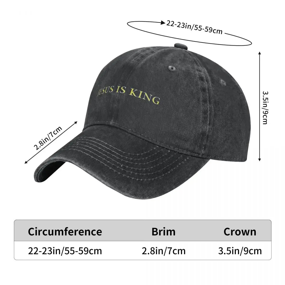 Jesus Is King  Hat