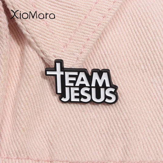 Team Jesus Enamel Pin