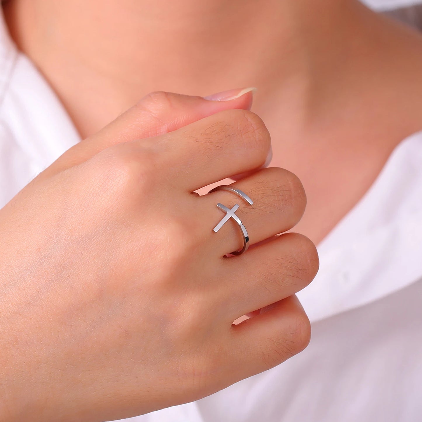 Christian Cross Ring
