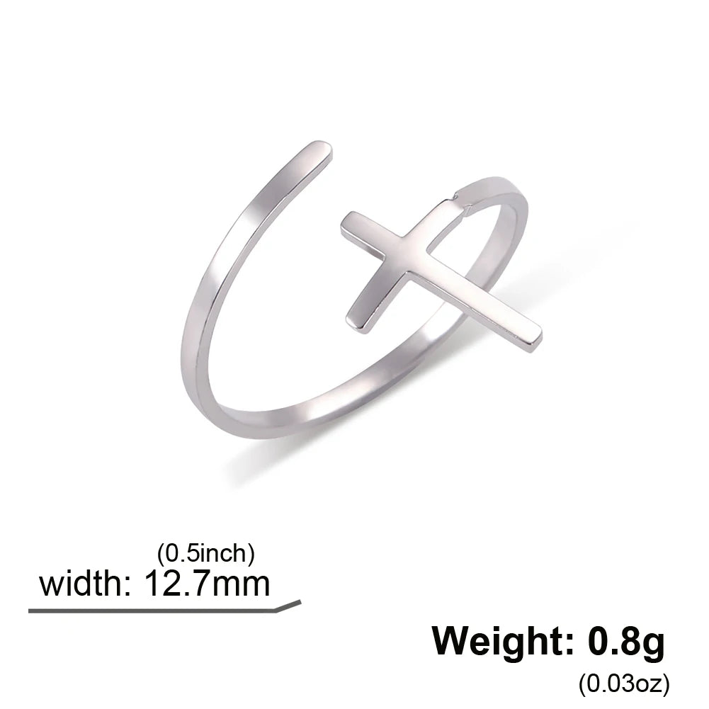Christian Cross Ring