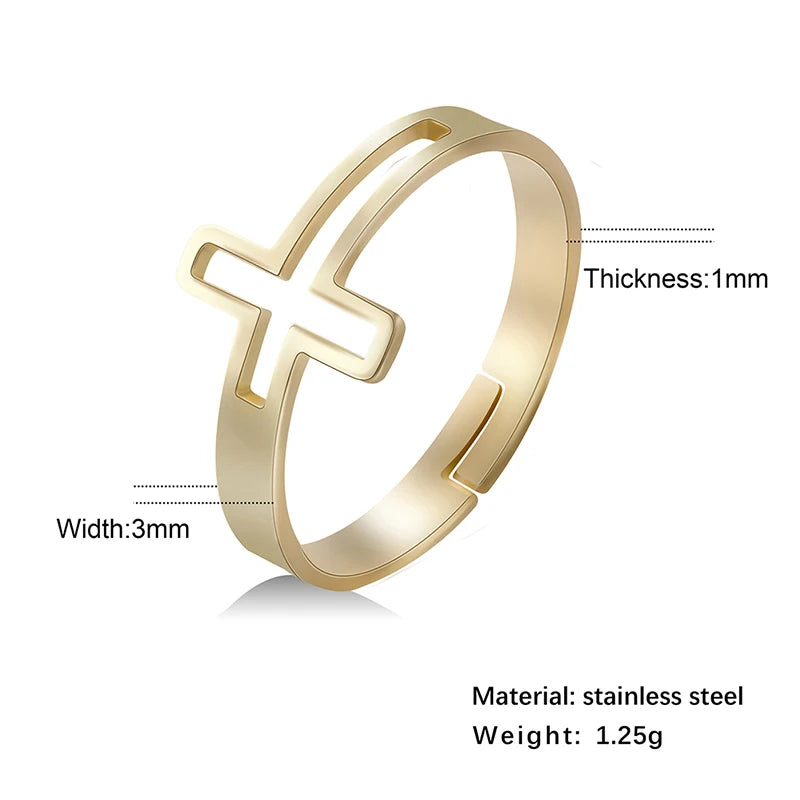 Christian Cross Ring